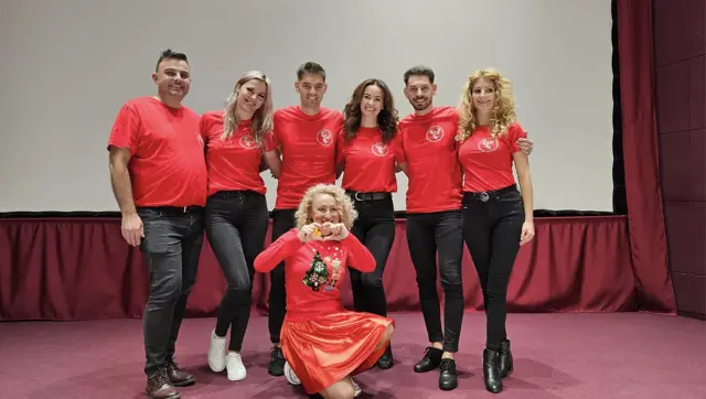 Dansatorii Magic Dance Studio pe scenă