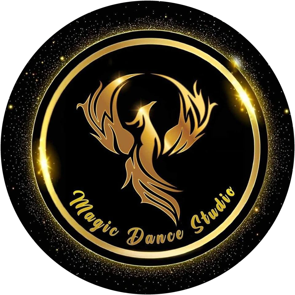 Magic Dance Studio — sigla cu phoenix auriu